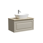 Тумба подвесная Sancos Very, Beige Soft 790х445х406, под столешницу с отверстием под смеситель, цвет Kreman