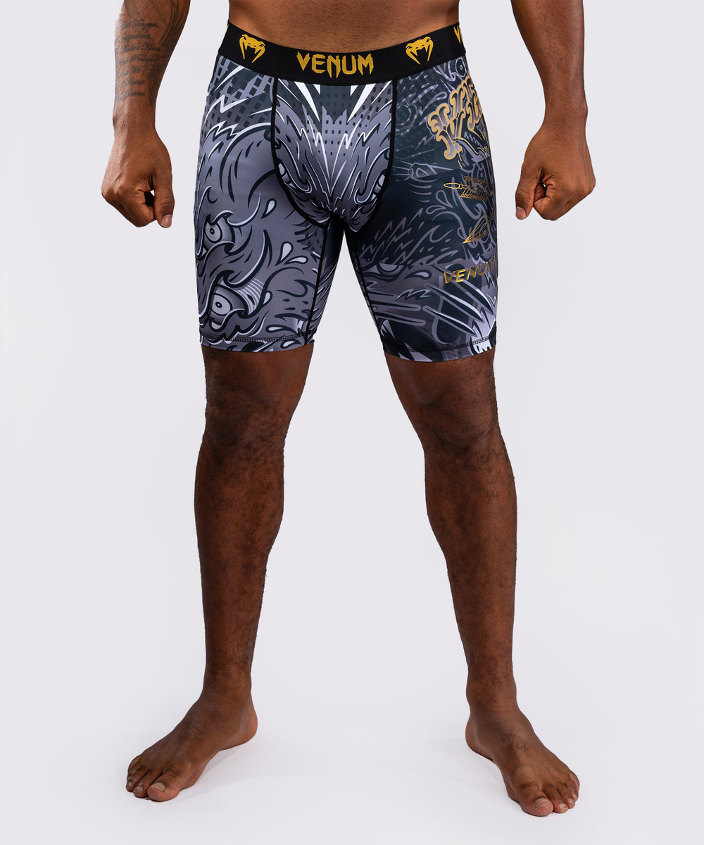 Шорты компрессионные Venum Wolf Atak Black/Grey