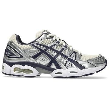 Asics Гель Nimbus 9 Беговые кроссовки Низкие Серебристо-белый Синий Унисекс