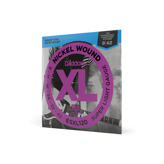 Струны для электрогитары headless D'ADDARIO ESXL120
