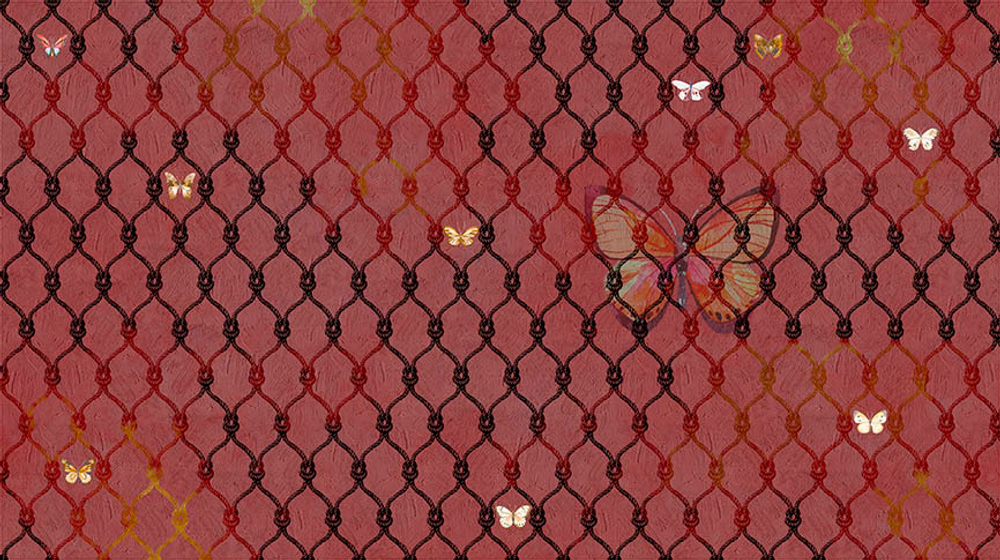 Обои с лабиринтным узором 19532