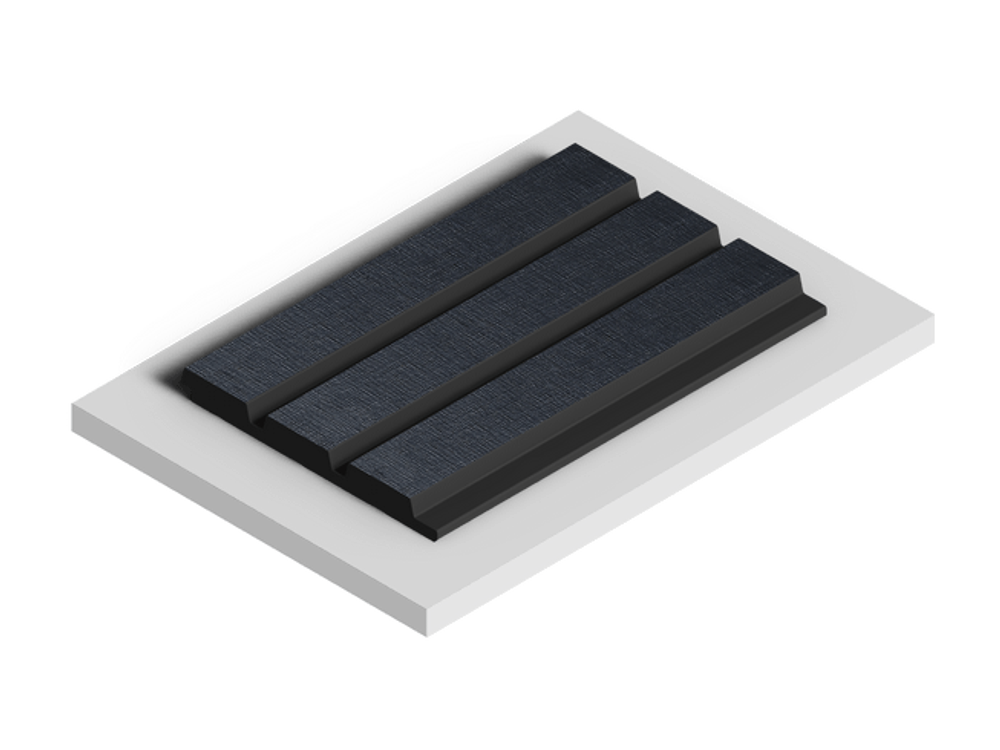 Стеновая панель HiWood декорированная, 270x12 см