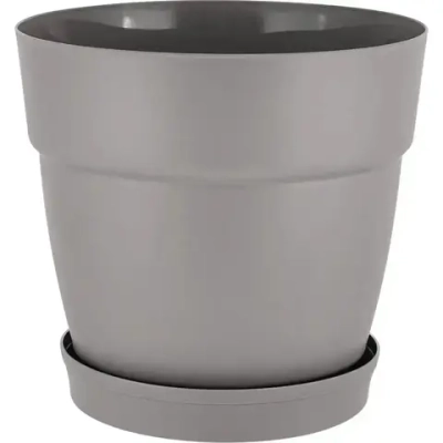Горшок для цветов InGreen Villa de Fiori с фиксируемым поддоном 4л, D200мм, французский пл