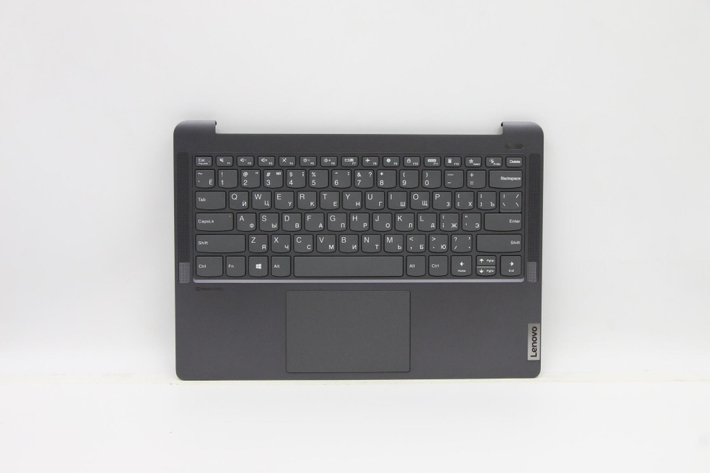 Верхняя панель с клавиатурой (топкейс) для ноутбука Lenovo IdeaPad 5 Pro-14ITL6. раскладка - русская, без подсветки, серая (5CB1C04949), оригинал