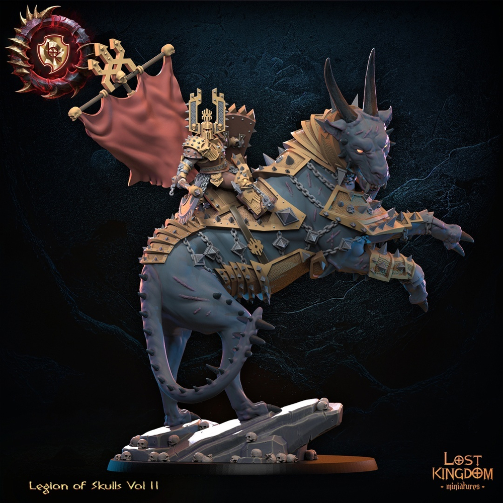 Khorne Skull Legion Lord on Beast