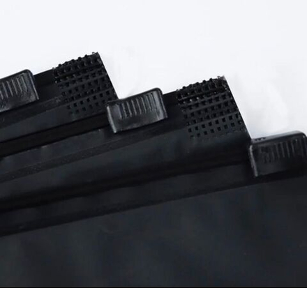 Пакет Слайдер 15*10 см черный матовый горизонтальный 70 мкм