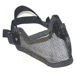 Маска защитная нижней части лица Tacgear Netting сетчатая, Black
