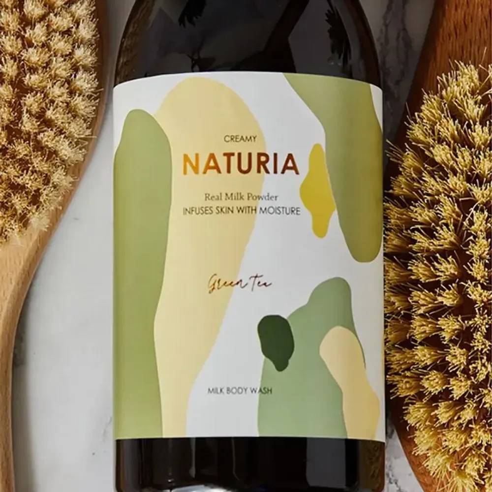 Гель для душа ЗЕЛЕНЫЙ ЧАЙ Naturia Creamy Milk Body Wash - Green tea, 750 мл
