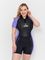 Гидрокостюм Sargan Nero 2.0 Shorty Pro lady 2 мм черно-сиреневый