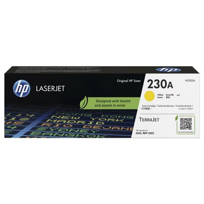 Картридж HP W2302A (230A) для Color LaserJet 4202/4302 желтый (1.8K)