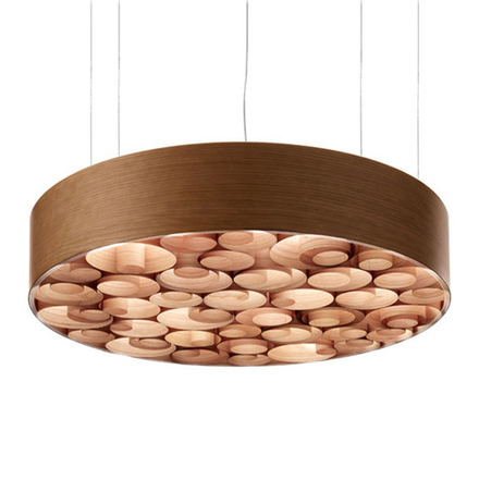 Pendant design lamp Spiro by LZF D80 (Brown)