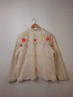 Рубашка Soeurs с Аппликациями / Creme Roses Long Sleeve кремовая