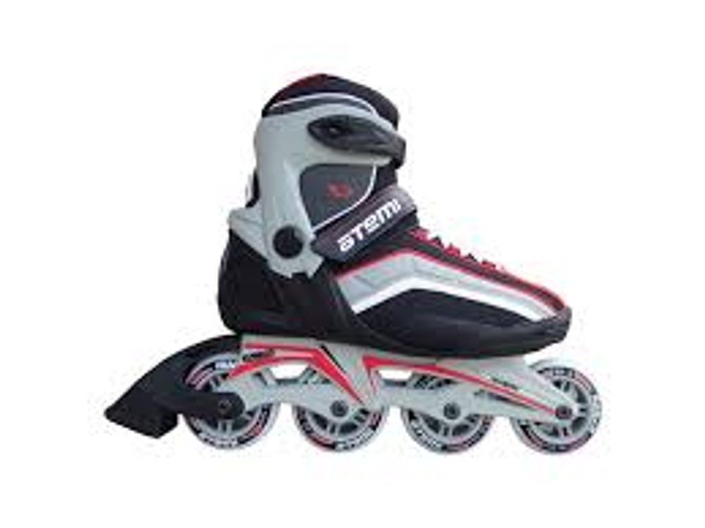 X5 man ролик коньки, красный/чер/сер, Alu, Abec5, 80mm PU, Размер, 41
