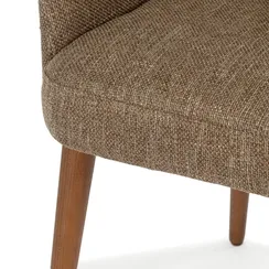 Стул Onsen, коричневый, коричневые ножки