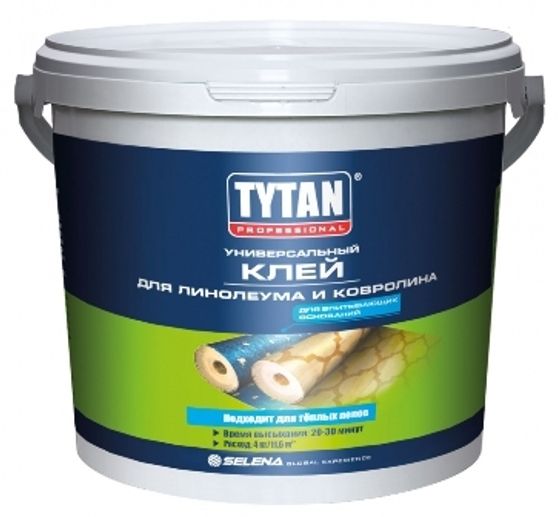Клей строительный Tytan 17387 для линолеума и ковролина 1 кг