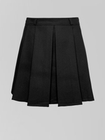 Юбка JN 8680 однотонная плиссированная с шортиками