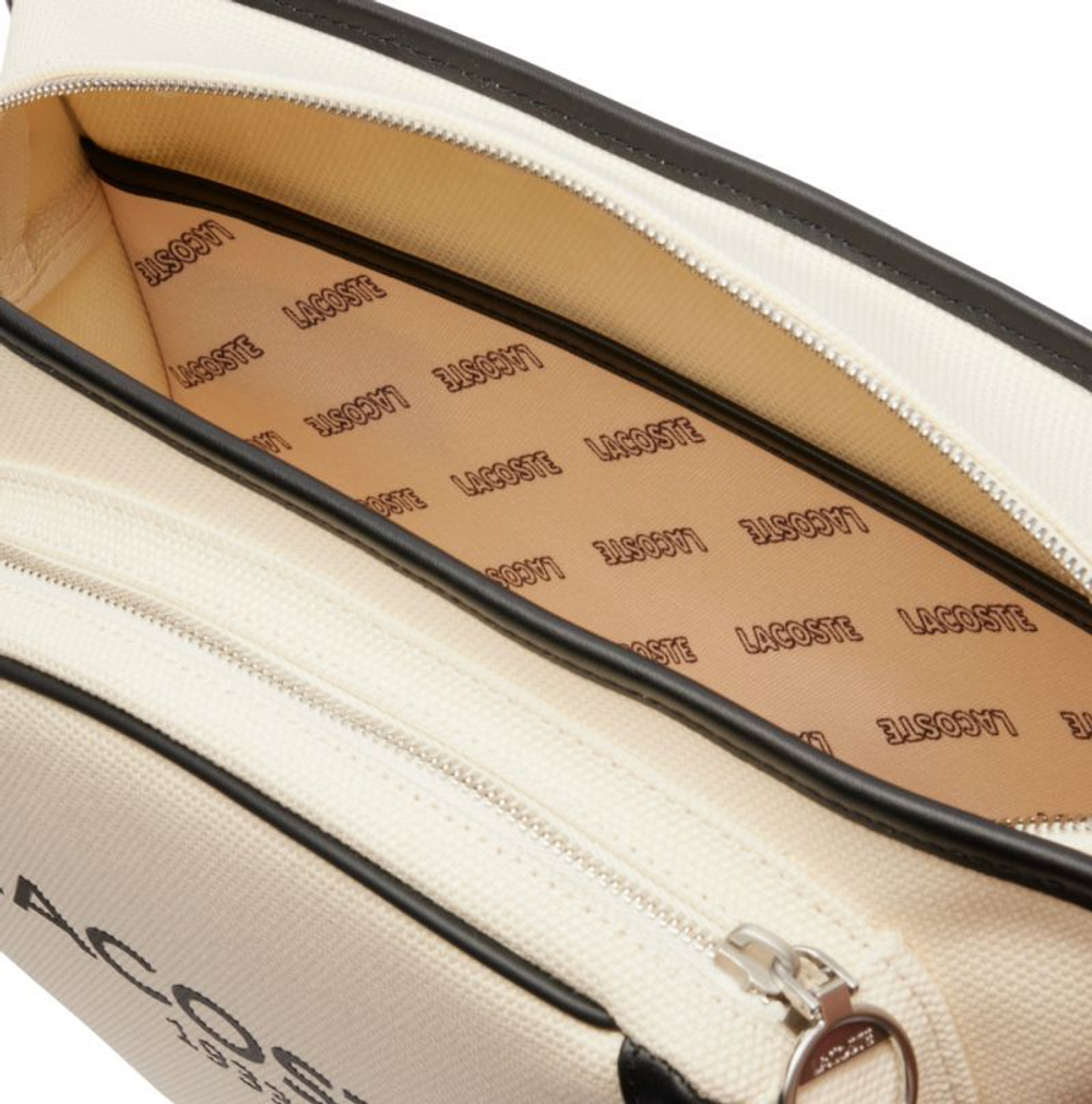 Спортивная сумка Lacoste Unisex Heritage Canvas Shoulder - Beige