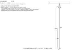 Светильник трековый магнитный Crystal Lux CLT 0.33 017 12W BL 4000K