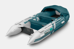 Надувная лодка GLADIATOR C370AL морской зеленый-белый