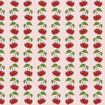 Вишни на розовом