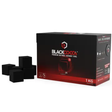 Уголь для кальяна Black Coco’s 25мм (1кг)