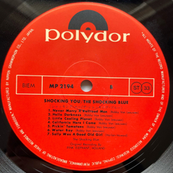 Винтажная виниловая пластинка LP Shocking Blue Shocking You (Япония 1971) (Без Оби)