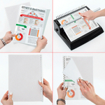 Обложка для переплета BRAUBERG, А4, картон под кожу, 230 гр, белая