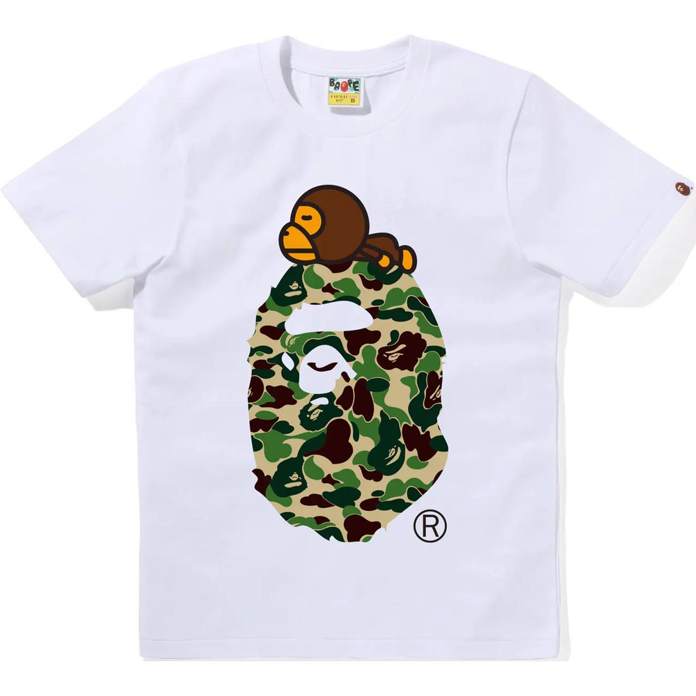 A Bathing Ape S Abc Camo Milo On Big Ape Tee