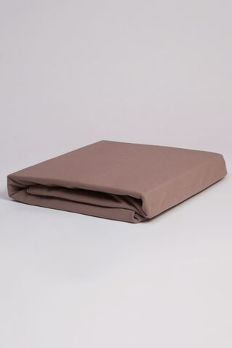 Простыня на резинке с юбкой 180х200х30 German Grass Jersey Taupe Grass