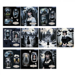 Комплект предметных тетрадей А5 48л., 10 предметов, со справ матер, скрепка, мелов. картон (стандарт), блок офсет, Alingar "Mystical wednesday"