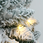 Ёлка «Снежные огни» 210 см, ПВХ с белым напылением 310 ламп LED (1222 ветки)