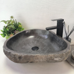 Раковина из речного камня RS-63417 (54*47*15) 0123