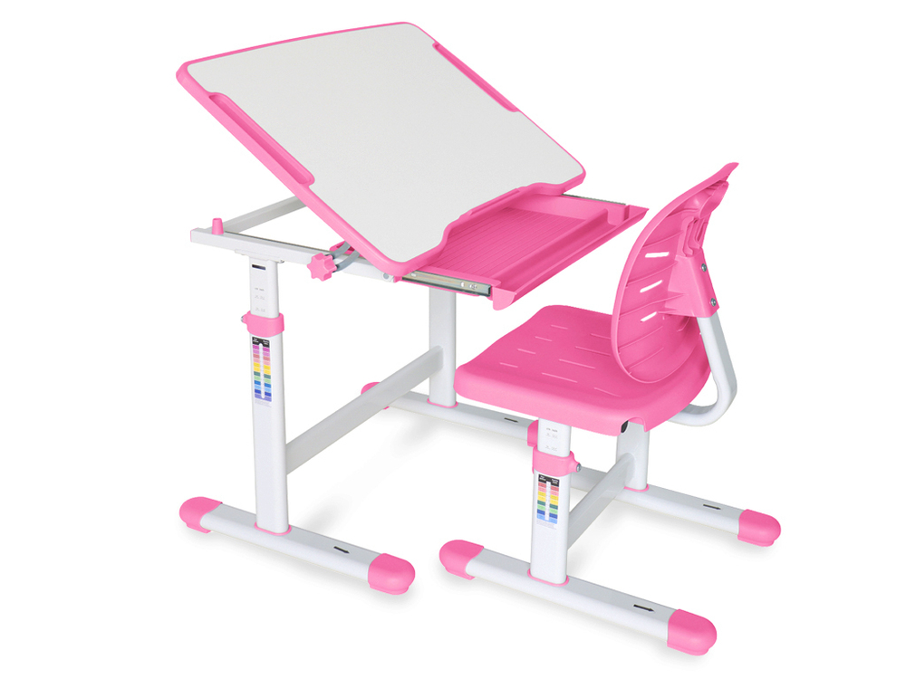 Комплект ErgoKids (стол+стул) Evo-06 Ergo Pink (арт. Evo-06 Ergo PN)