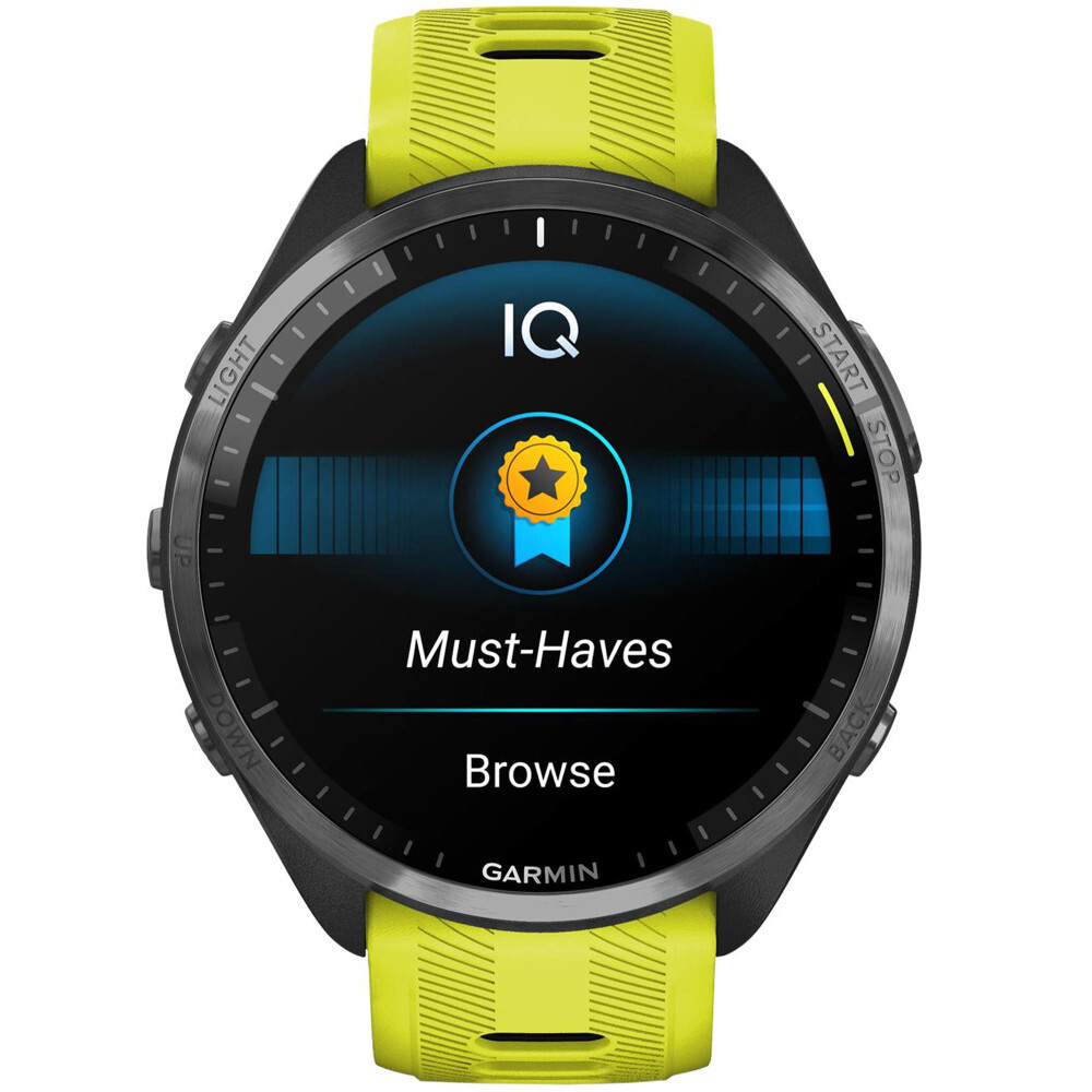 Garmin Forerunner 965 AMOLED Amp Yellow/Black DLC Titanium (модель 010-02809-82)