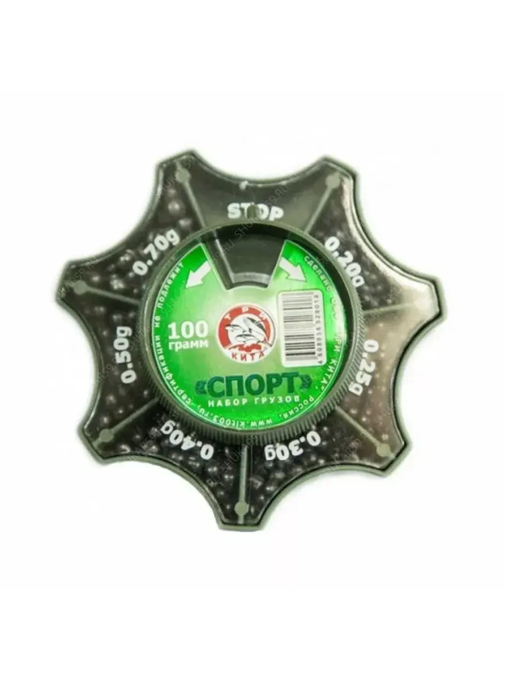 Набор грузов для рыбалки дробин разрезных СПОРТ"