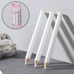 Карандаши для ткани, 8.5 см, 3 шт., белые