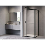 Душевой уголок RGW Leipzig LE-45 120х100 77124520-14 стекло прозрачное/профиль черный