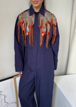 Хлопковый комбинезон Dries Van Noten, S