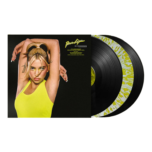 Dua Lipa - Future Nostalgia - 5th Anniversary Black & Yellow Splatter 3LP
