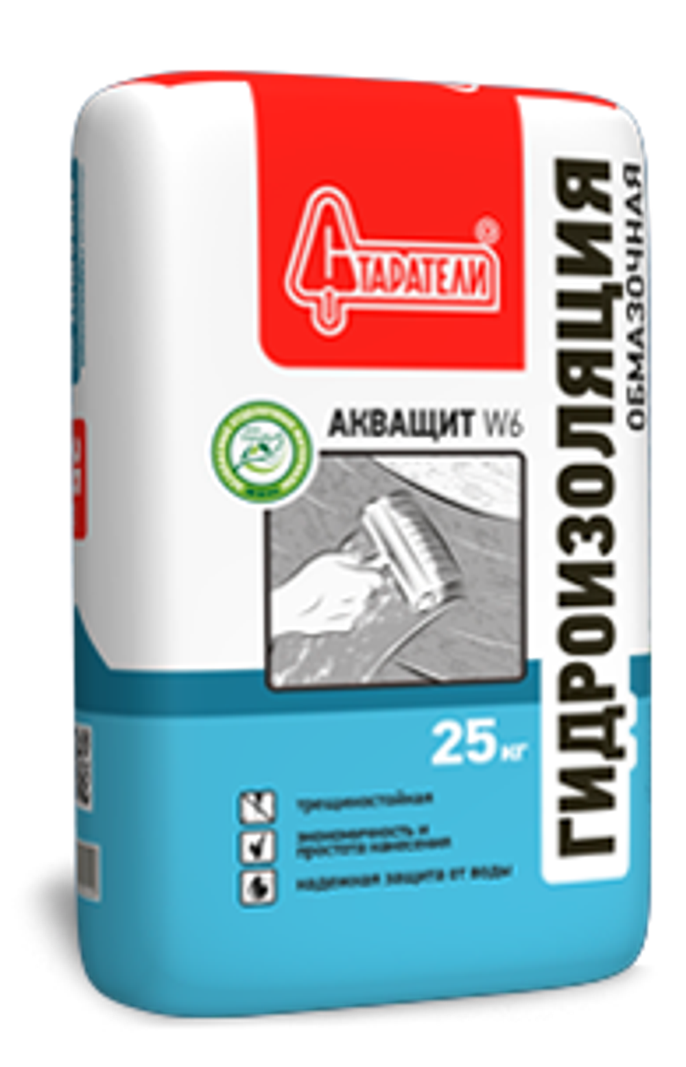 Старатели Гидроизоляция обмазочная Акващит W6 25кг