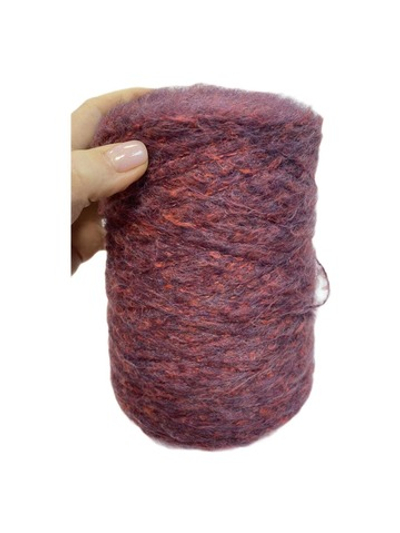 Пряжа на бобине (Италия) 36% хлопок 17% ангора 13% меринос 34% п/а 100г-510м 480г