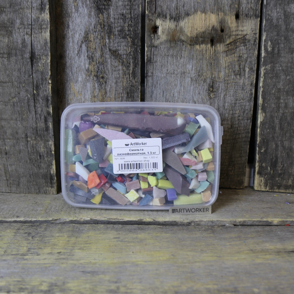 Смальта колотая разноформатная