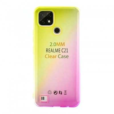 Чехол для Realme C21 Градиент, ТПУ, 012965