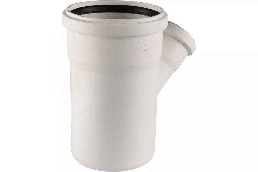 Тройник канализационный ф110-50-45° Raupiano Plus Rehau (Рехау)