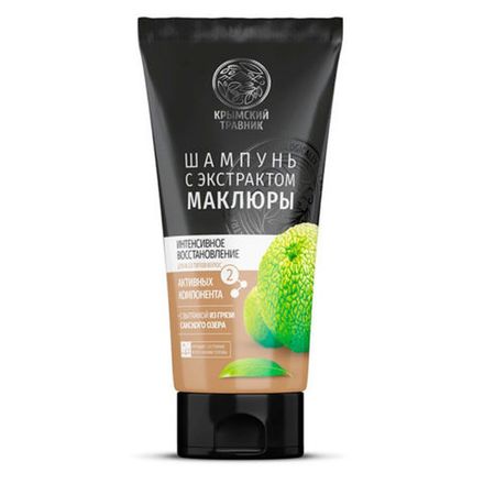 "Маклюра" шампунь с сакской грязью интенсивное восстановление для всех типов волос