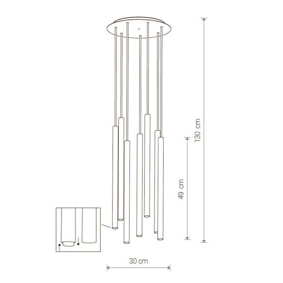 Подвесная люстра Nowodvorski Laser 8921