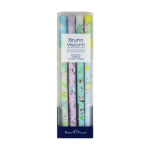 Набор ручек 0,5мм. 4шт. синяя "HappyWrite. Sweet Animals" (Альт)