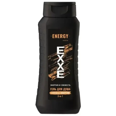 Гель для душа мужской 2в1 Сила и энергия STRONG, 1000 мл EXXE MEN