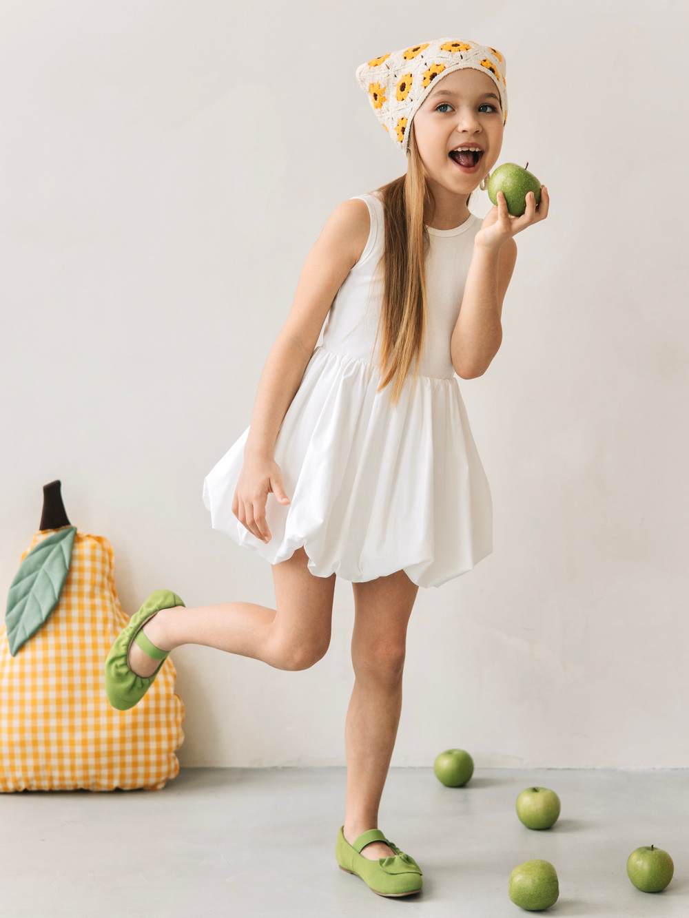 Платье-баллон, Молоко