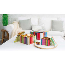 Набор коробок stripes, 3 шт.